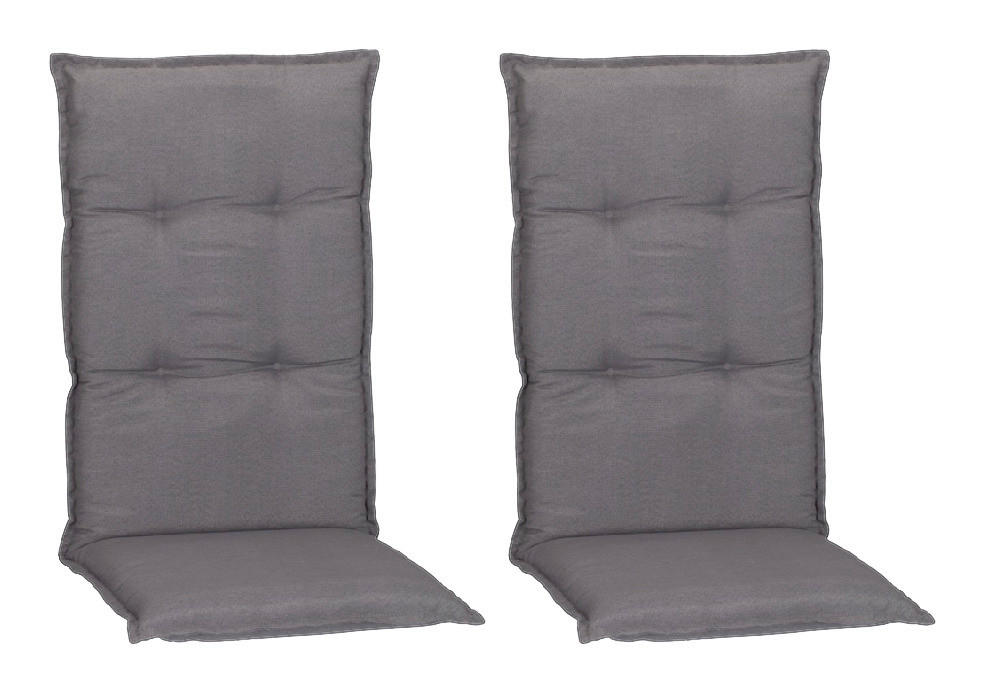 Beo Saumauflage für Hochlehner Tanana grau Polyester-Mischgewebe B/H/S: ca. 46x118x8 cm 2er Set Tanana - grau (46,00/118,00cm) - Beo