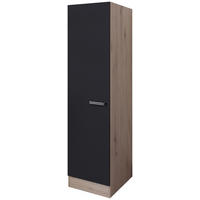 Unterschrank Elva anthrazit strukturiert B/H/T: ca. 50x200x57 cm Elva - Eiche/anthrazit (50,00/200,00/57,00cm) - Flex-Well