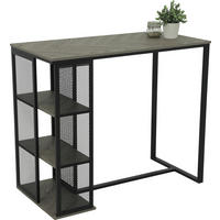 Bartisch Klara grau Holzwerkstoff B/H/T: ca. 120x103x60 cm Klara - schwarz/grau (120,00/103,00/60,00cm)