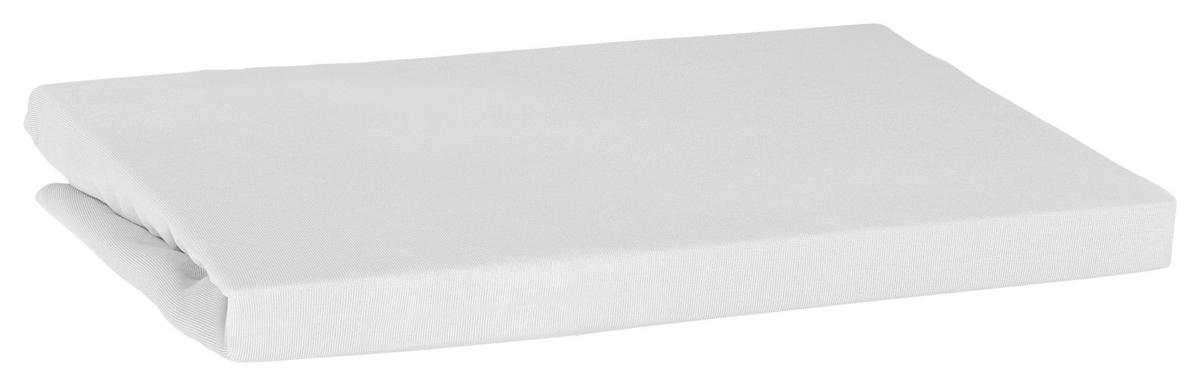 Spannbetttuch Jersey Spannbetttuch_Jersey 150x200cm - weiß (150,00/200,00cm) - oh cosy