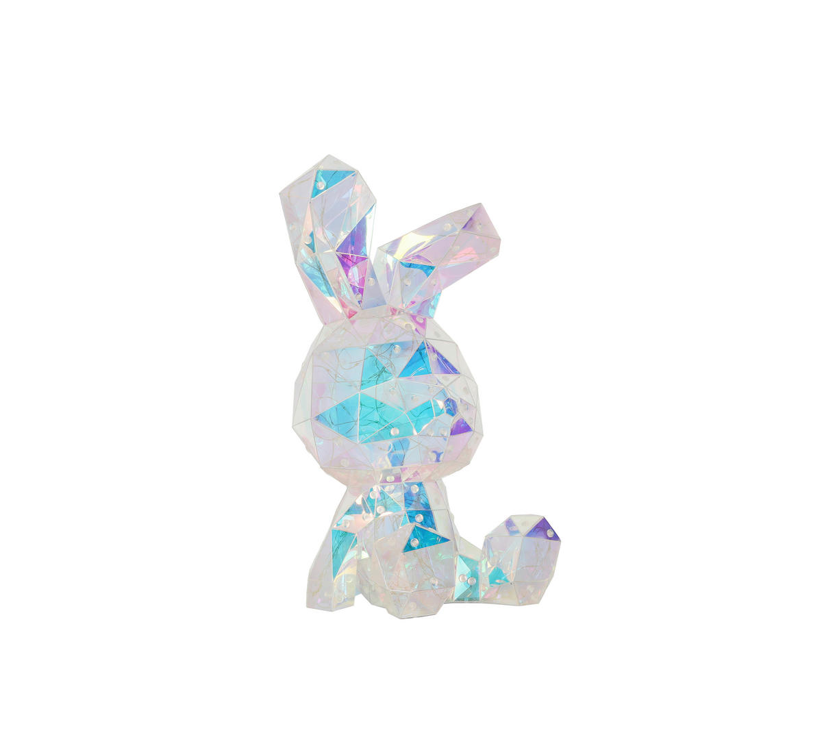 Nolo LED-Dekoleuchte transparent B/H/L: ca. 20x20x41 cm LED-Dekoleuchte_Hase - transparent (41,00/20,00/20,00cm) - Nolo
