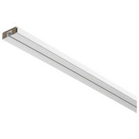 Boviva Gardinenschiene mit Holzkern weiß Holz L: ca. 120 cm 1.0 Läufe Schiene_Holzkern_1lfg. - weiß (120,00cm) - Boviva