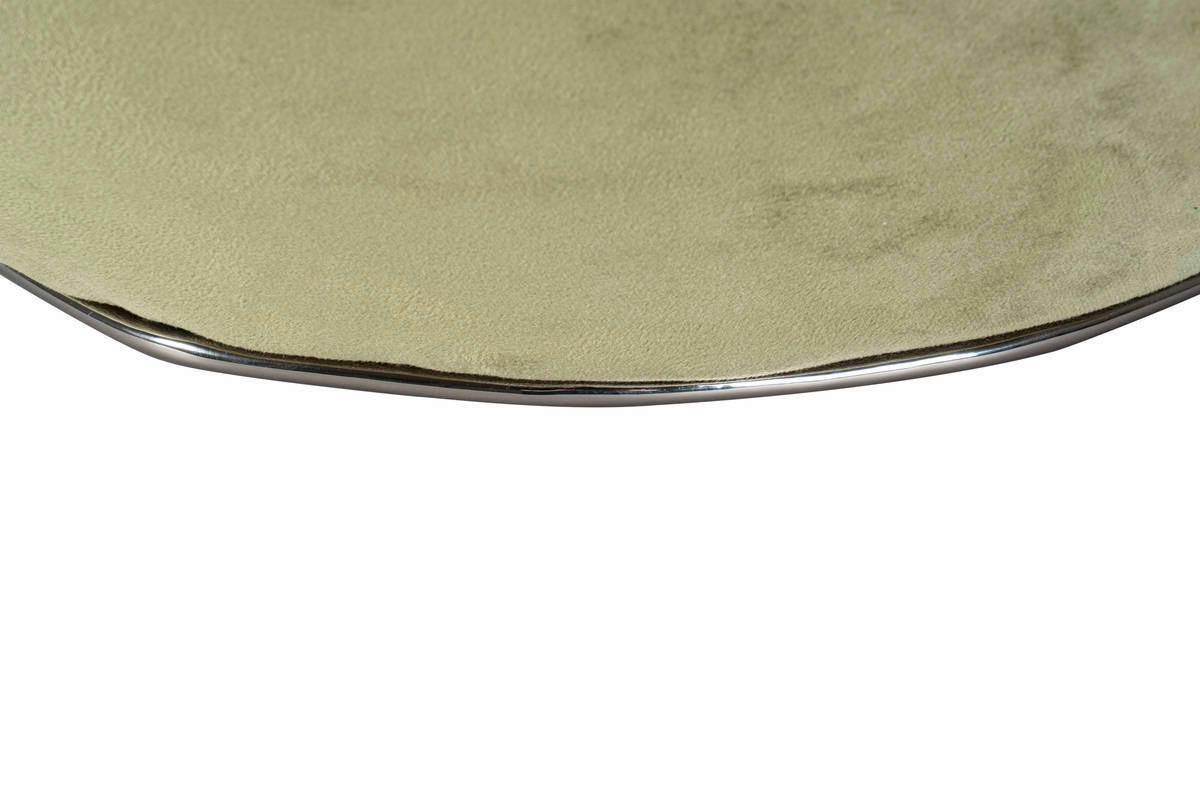 360 Living Hocker Contessa 100 grün Graphit B/H/T: ca. 60x42,5x60 cm Contessa 100 - Graphit/grün (60,00/42,50/60,00cm) - 360 Living