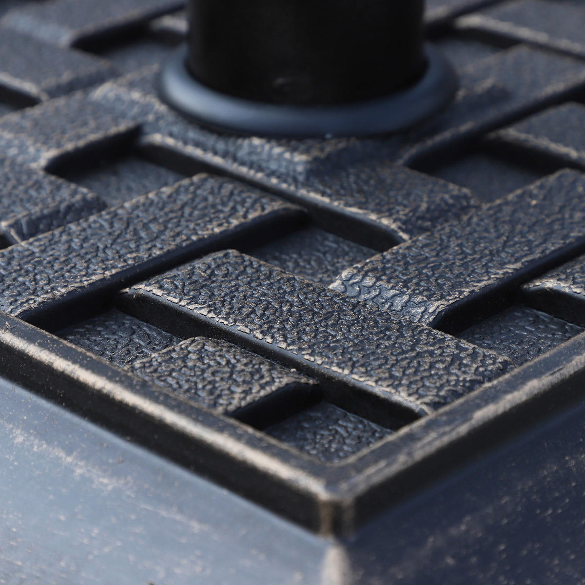 Outsunny Schirmständer bronze Polyester B/H/T: ca. 44x33x44 cm Schirmständer - bronze (44,00/33,00/44,00cm) - Outsunny