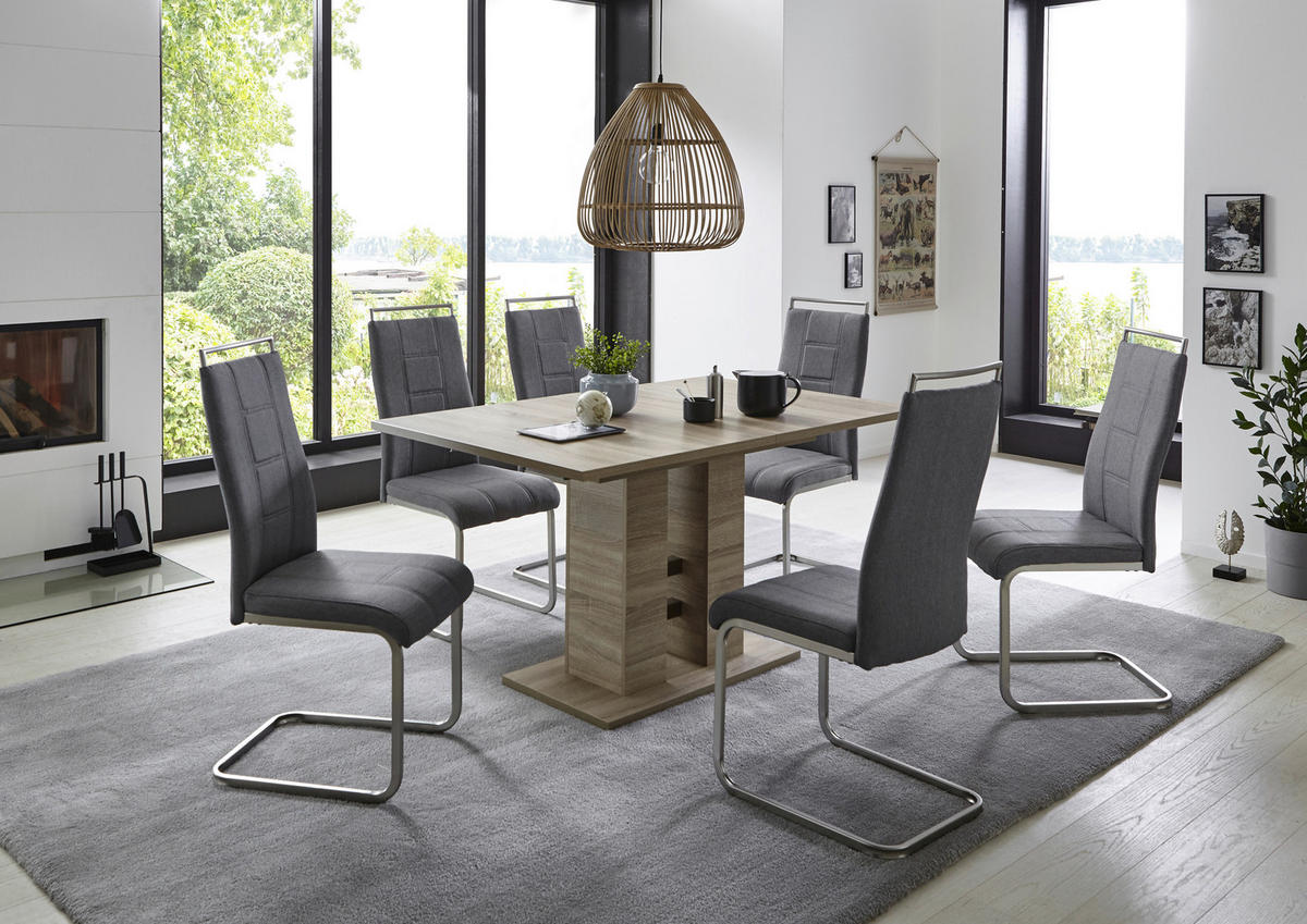 Esstisch HELENA II Eiche Sonoma Nachbildung B/H/T: ca. 140x76x90 cm HELENA II - Eiche (140,00/76,00/90,00cm) - Hela