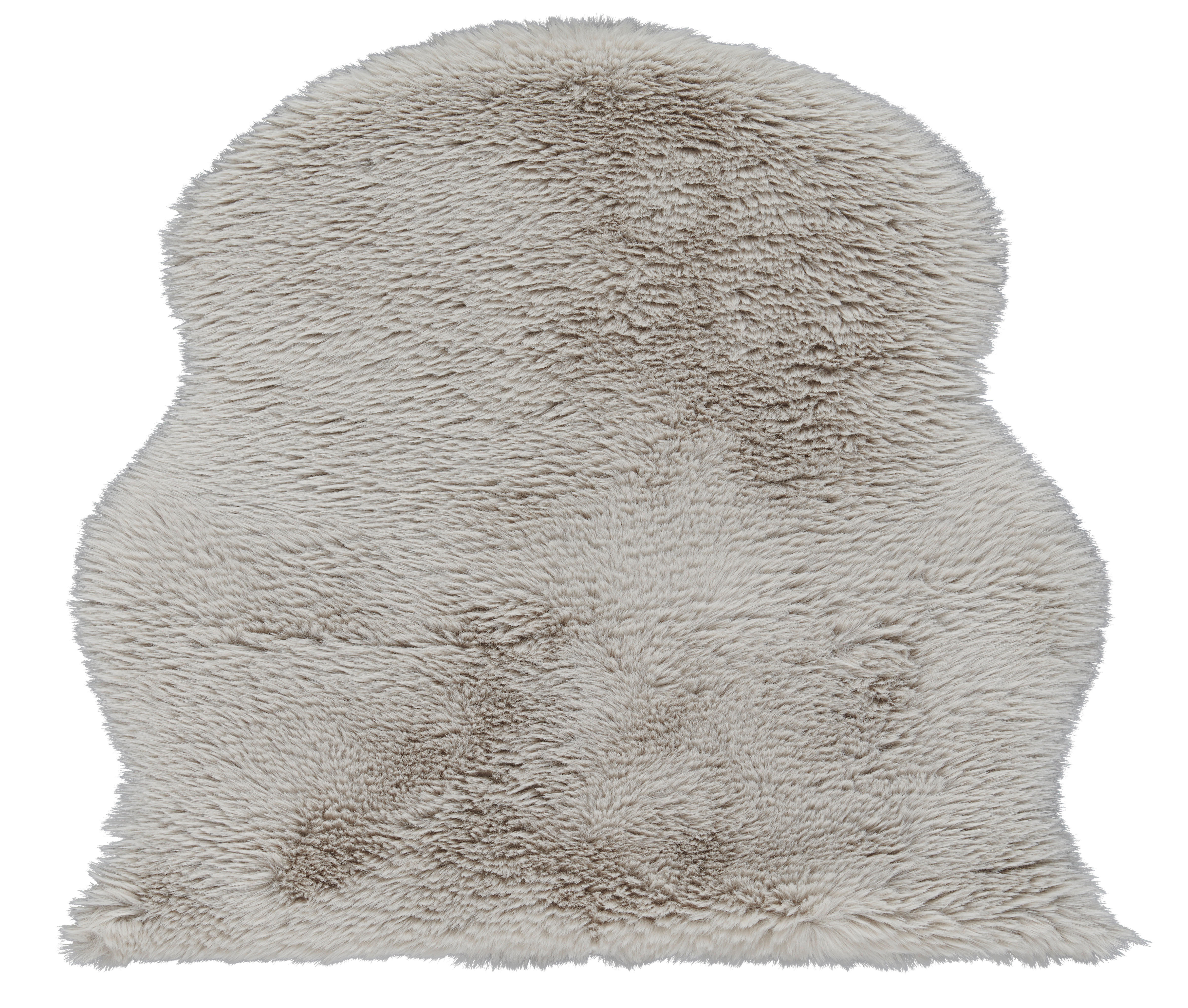 Fellimitat Mick silber B/L: ca. 55x80 cm Mick - silber (55,00/80,00cm)