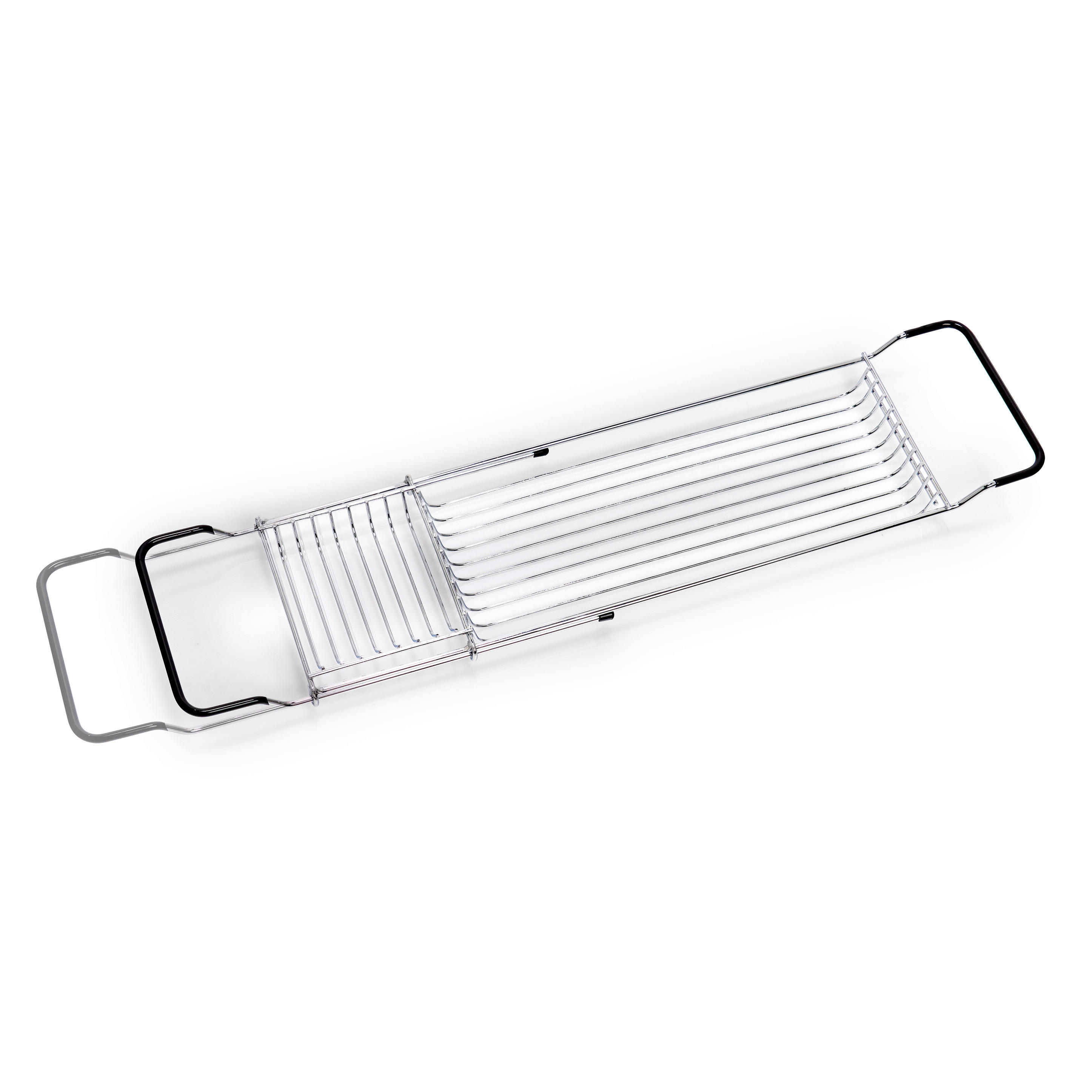 Thumbnail - Badewannenablage silber Metall B/H/L: ca. 16x4x66 cm