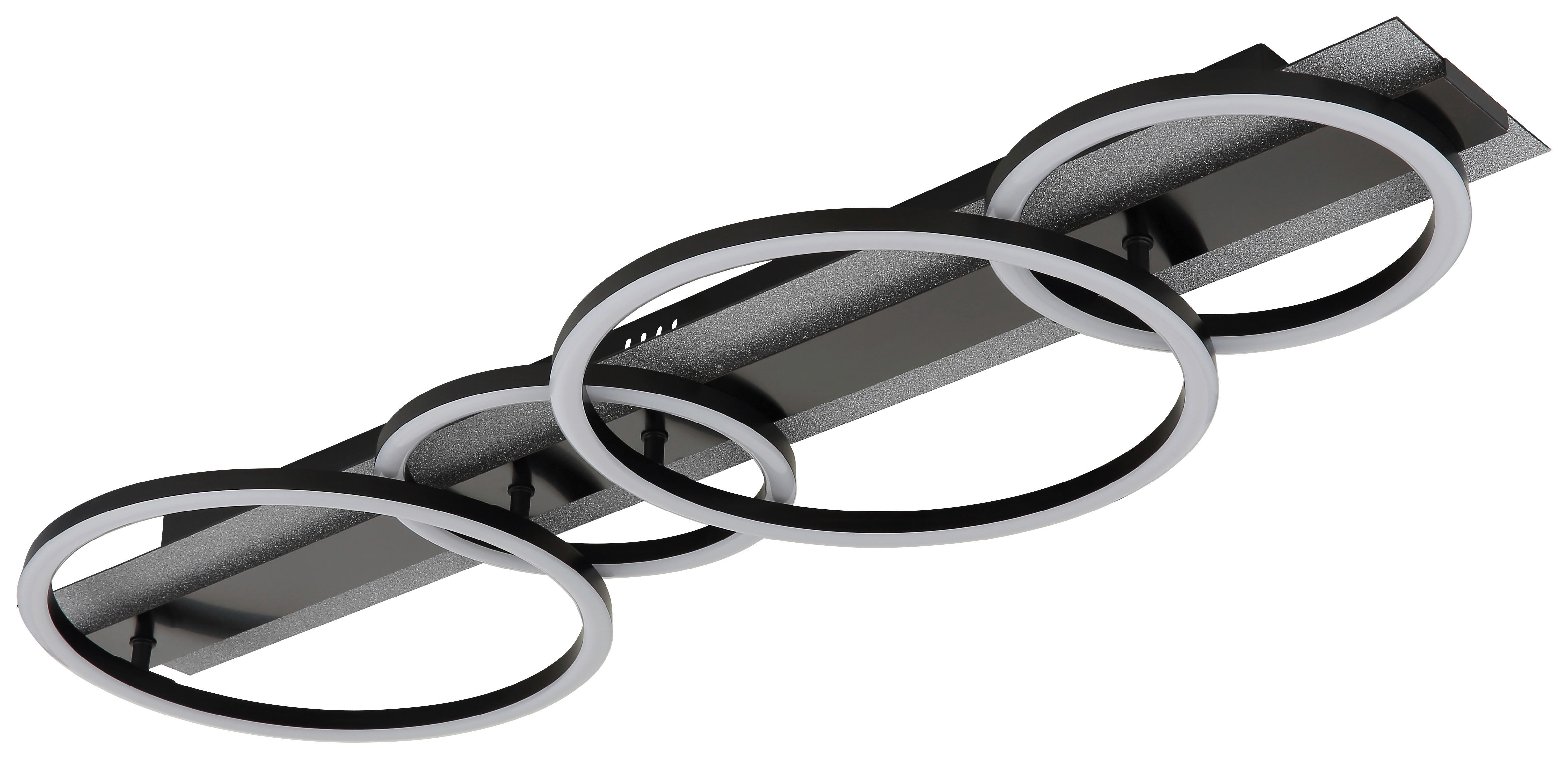 GLOBO Deckenventilator Deckenleuchte-Norberto - schwarz (32,00/10,50/89,50cm) - GLOBO