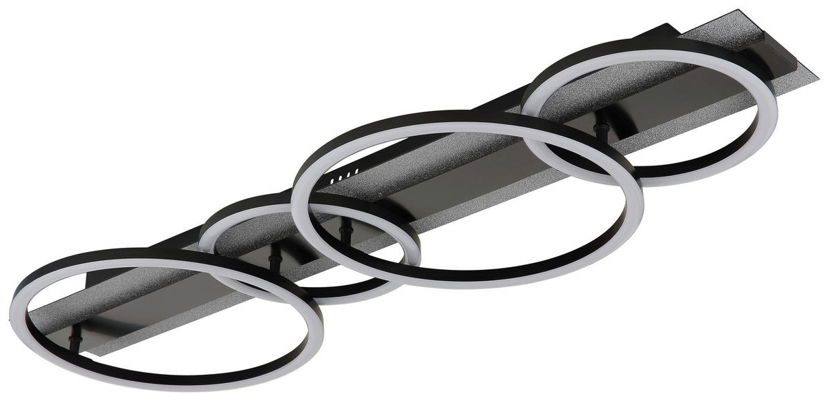 GLOBO Deckenventilator Deckenleuchte-Norberto - schwarz (32,00/10,50/89,50cm) - GLOBO