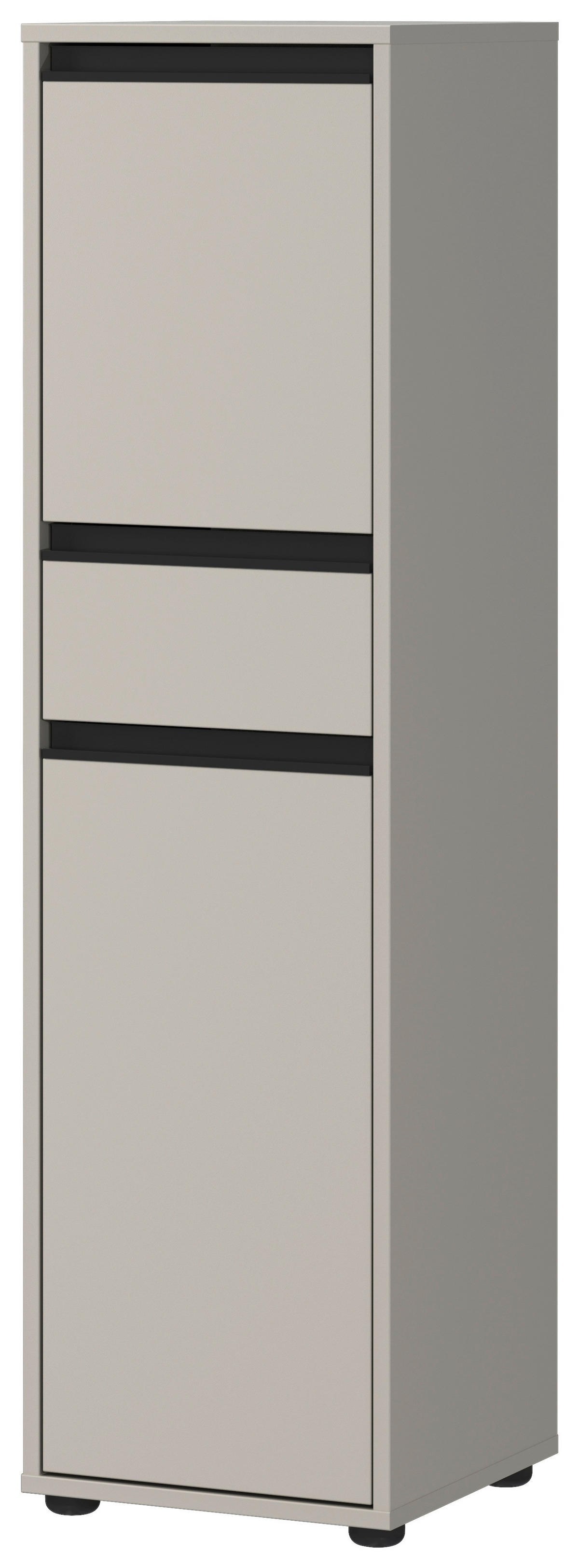 Schrank 2201-186 steingrau B/H/T: ca. 33x121x34 cm 2201-186 - steingrau (33,00/121,00/34,00cm) - Germania