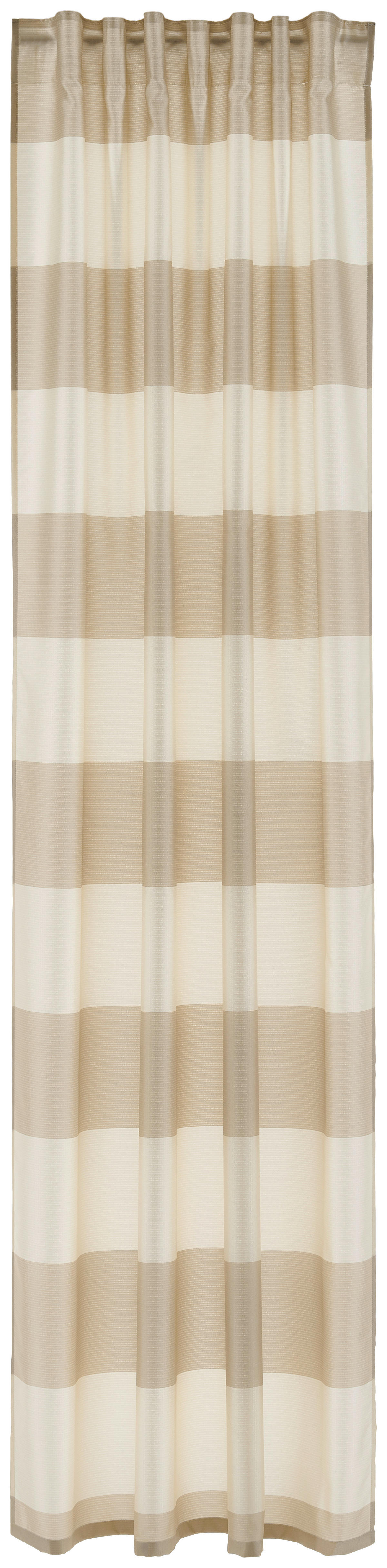 Kombivorhang Merle champagner B/L: ca. 140x245 cm Merle - braun/champagner (140,00/245,00cm) - POCOline