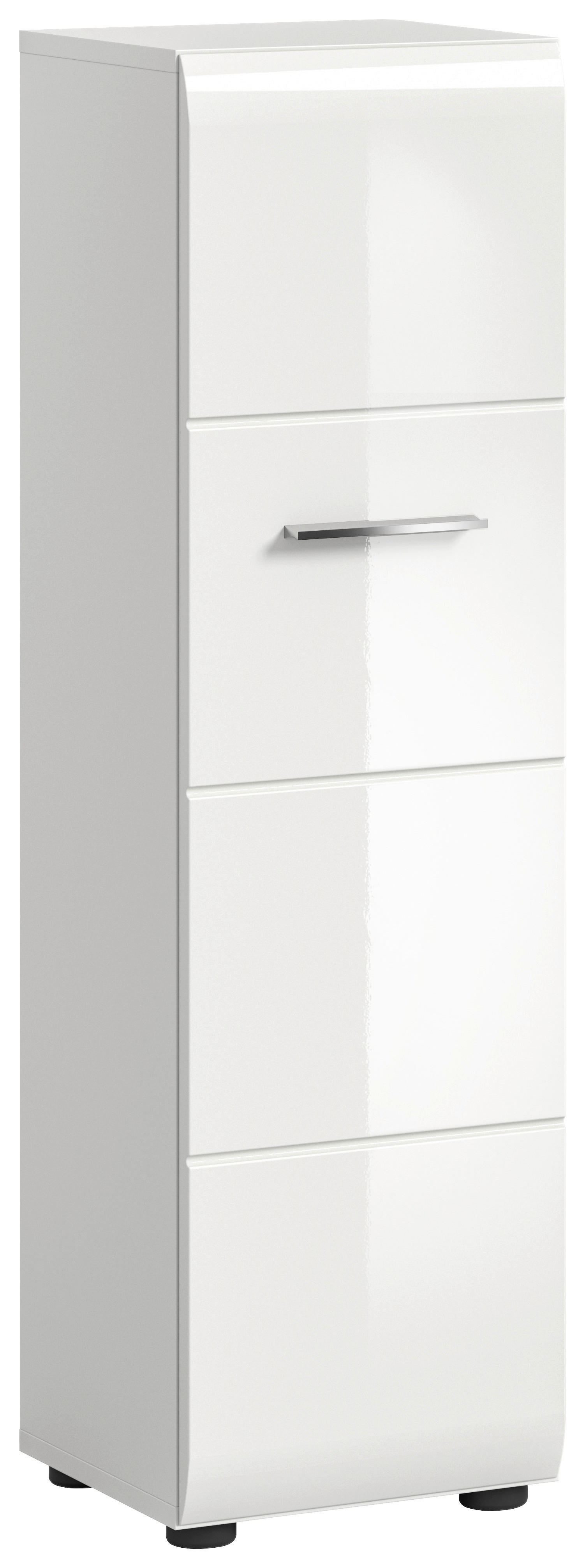 Stauraumelement Ice weiß weiß Hochglanz B/H/T: ca. 30x106x30 cm Ice - weiß (30,00/106,00/30,00cm) - xonox.home