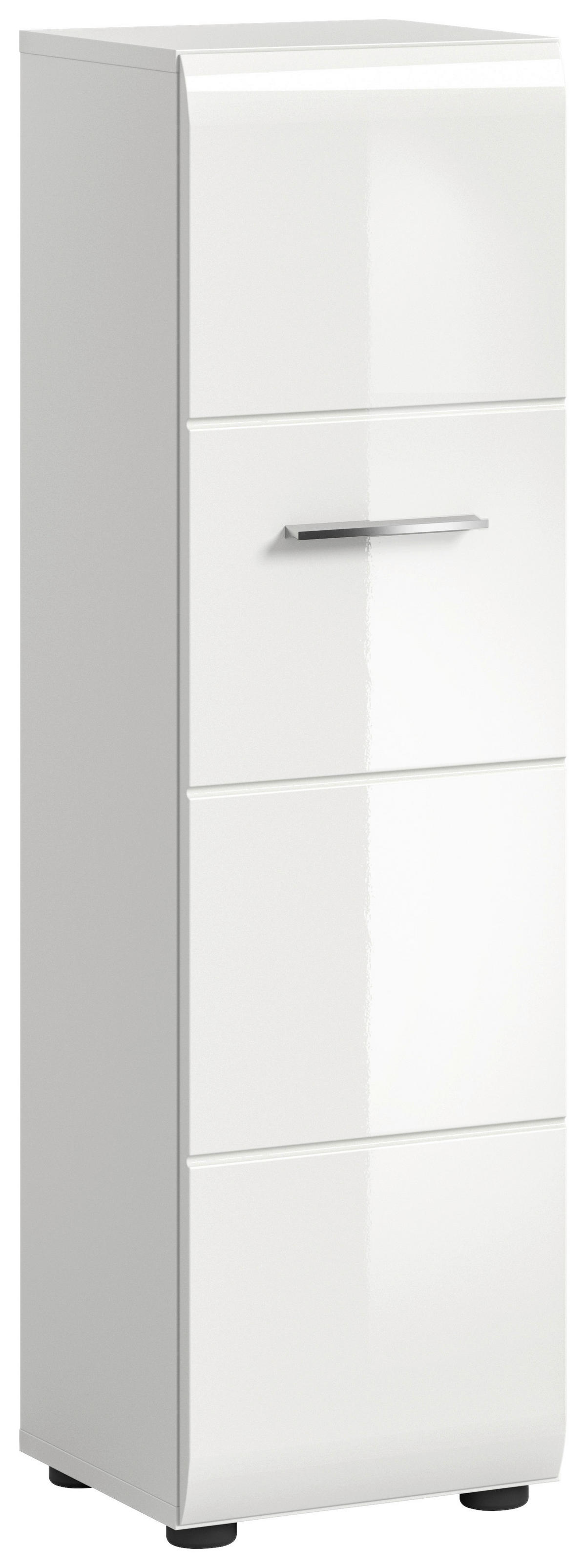Stauraumelement Ice weiß weiß Hochglanz B/H/T: ca. 30x106x30 cm Ice - weiß (30,00/106,00/30,00cm) - xonox.home