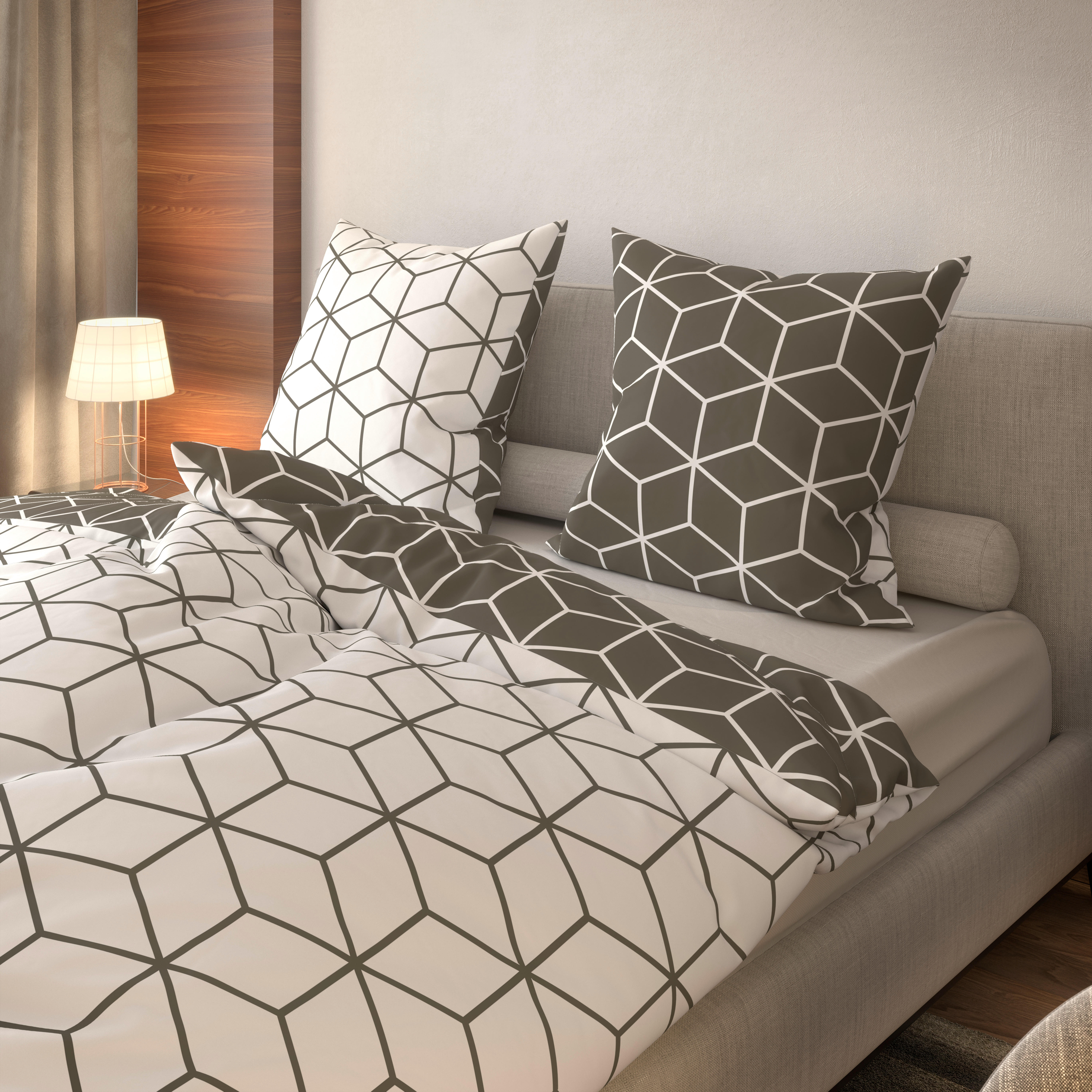 Thumbnail - Baumwoll Wende Bettwäsche Renforce