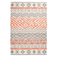 Arte Espina Kurzflorteppich Ethnie 125 grau B/H/L: ca. 200x1x290 cm Ethnie 125 - apricot/grau (290,00/200,00/1,00cm) - Arte Espina