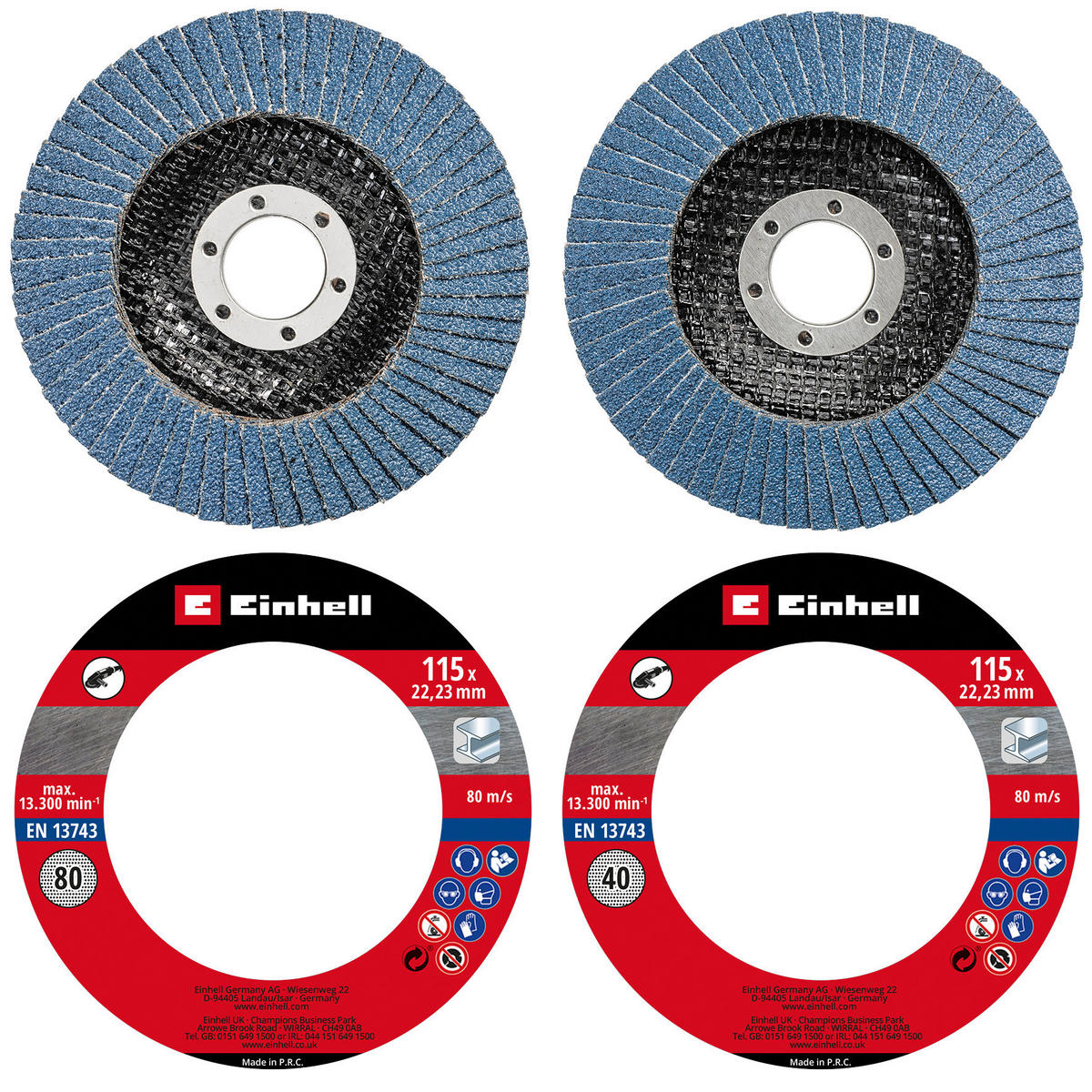 Einhell Schleifpapier 2 tlg. Schleifmopset_2tlg._kwb - Einhell