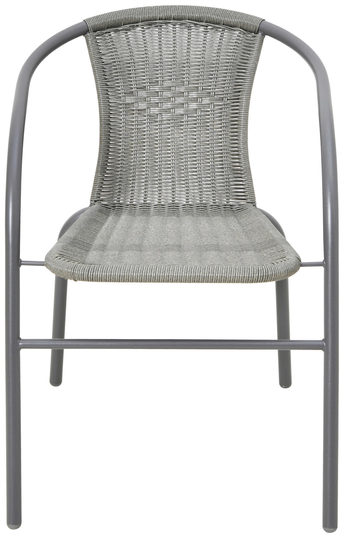 POCOline Gartenstuhl grau Stahl B/H/L: ca. 60x72x52 cm Gartenstuhl - grau (52,00/60,00/72,00cm) - POCOline