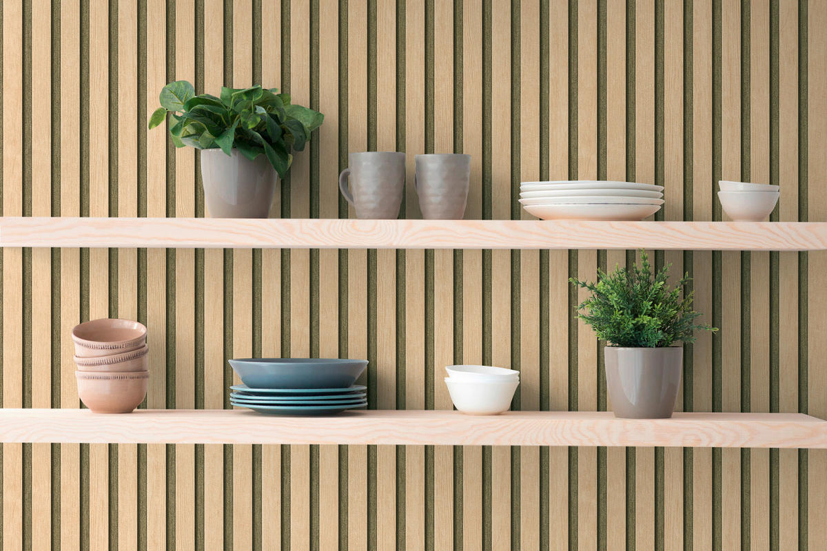 A.S.Création Vliestapete braun B/H/D: ca. 53x1005x8,5 cm Vliestapete - braun (8,50/1005,00cm) - A.S.Creation