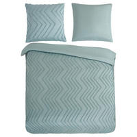 Bettwäsche Zigzag salbei Polyester B/L: ca. 200x200 cm Zigzag - salbei (200,00/200,00cm) - Pure