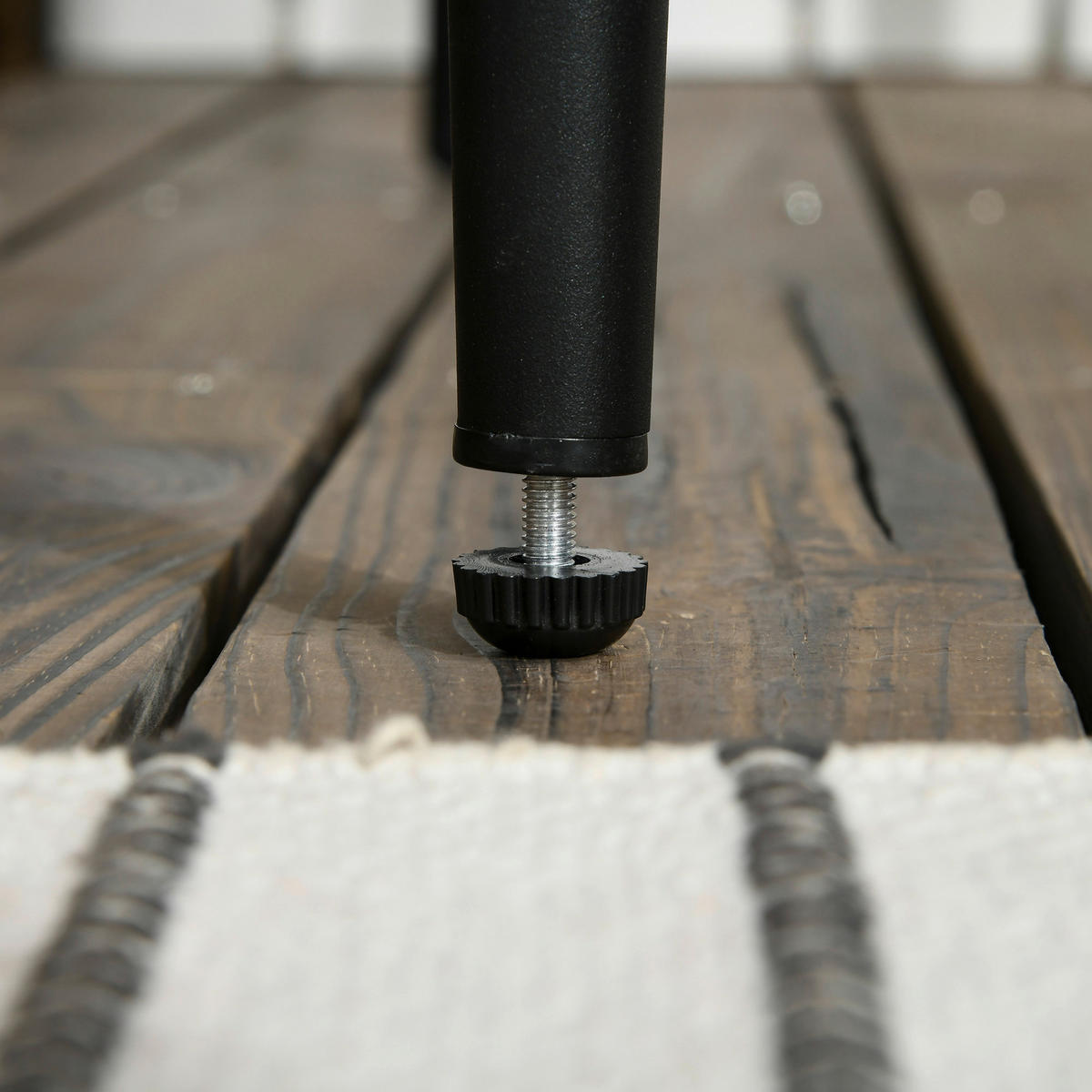 Outsunny Bistroset grau Polyester B/H/L: ca. 60x75x57 cm Bistroset - grau (57,00/60,00/75,00cm) - Outsunny