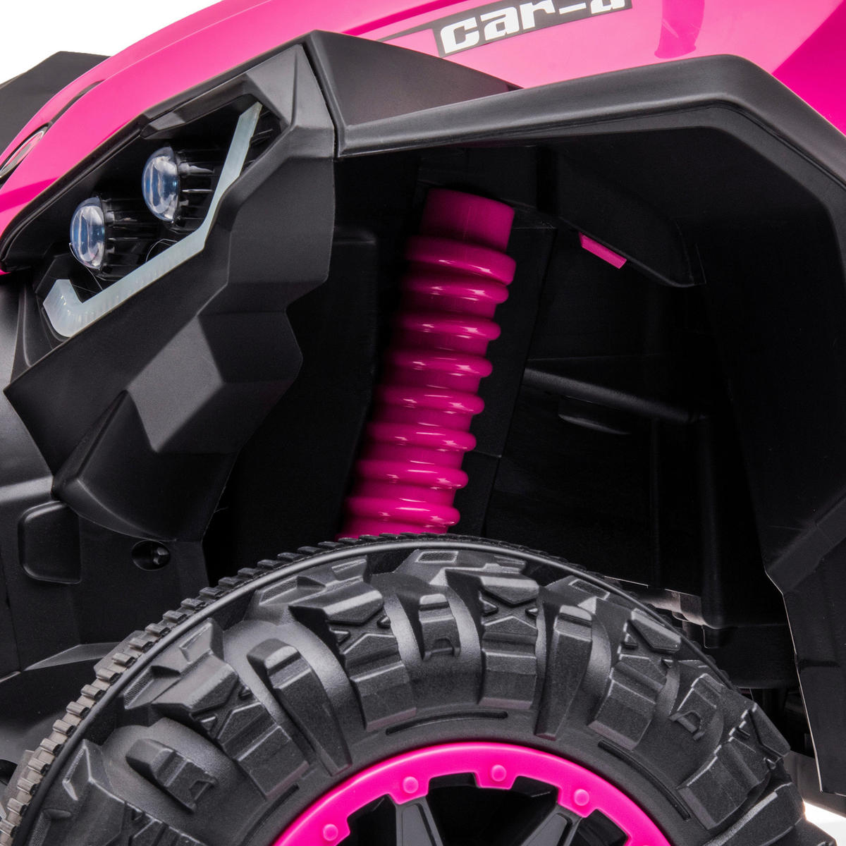 HOMCOM Elektro-Quad schwarz B/H/L: ca. 53x55,5x83 cm Elektro-Quad - schwarz/rosa (83,00/53,00/55,50cm) - HOMCOM