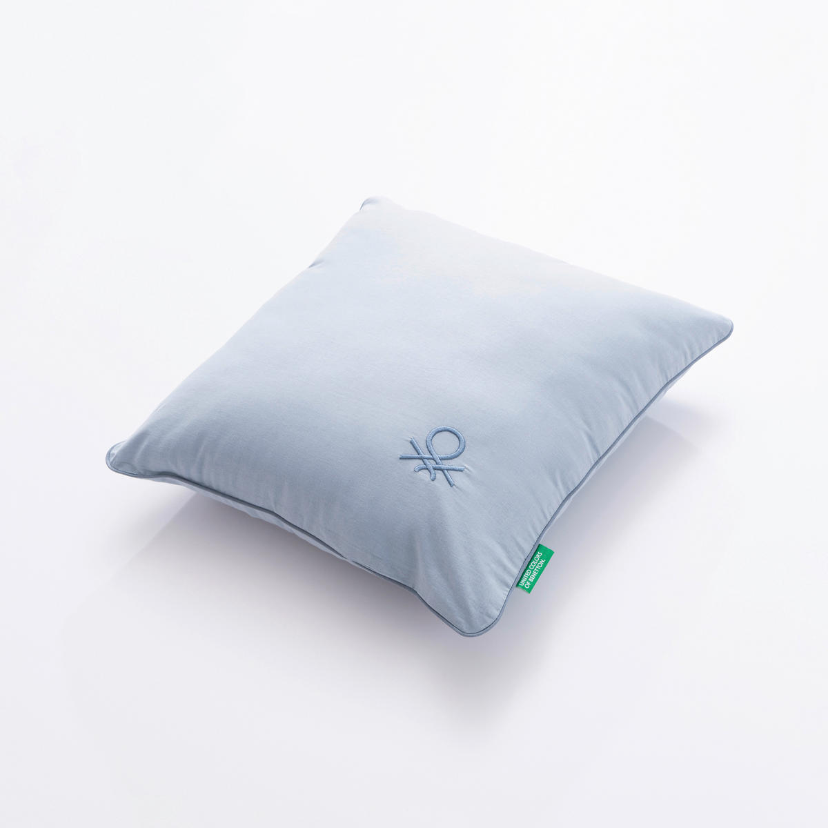 Dekokissen grau Baumwolle B/L: ca. 45x45 cm Dekokissen 45x45 - grau (45,00/45,00cm) - BENETTON