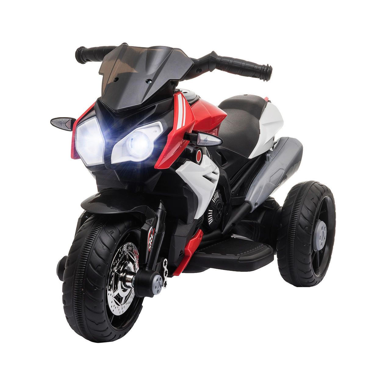 HOMCOM Kinder-Elektromotorrad rot B/H/L: ca. 42x52x86 cm Kinder-Elektromotorrad - rot/schwarz (86,00/42,00/52,00cm) - HOMCOM