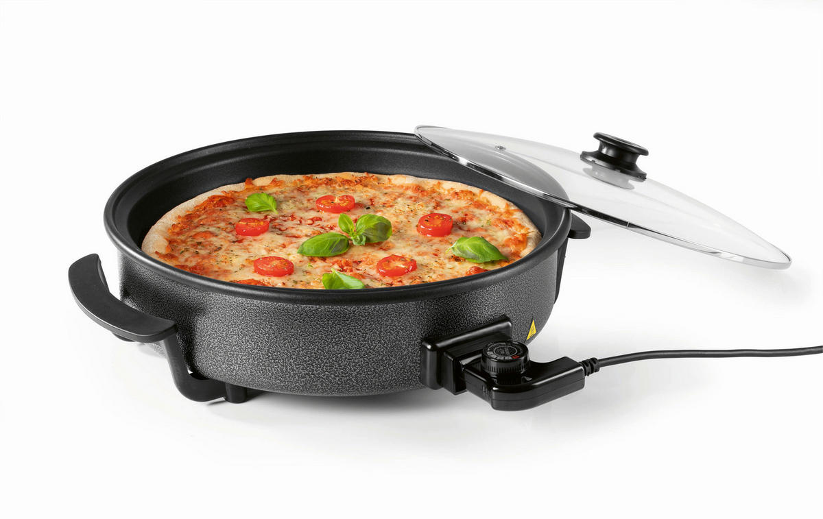 GOURMETmaxx Elektrische Party-Pfanne schwarz Edelstahl B/H/L: ca. 13,2x43,1x43,1 cm Elektrische_Party-Pfanne - schwarz (43,10/13,20/43,10cm) - GOURMETmaxx