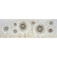 Ölgemälde Pusteblumen B/H: ca. 120x40 cm Ölgemälde_handgefertigt - (120,00/40,00cm)