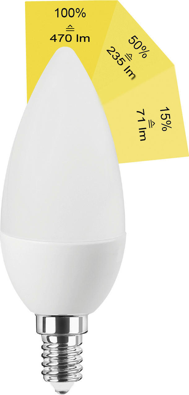 Blulaxa LED-Lampe E14 LED-Tropfenlampe E14 dimmbar - (3,50/9,80cm) - Blulaxa