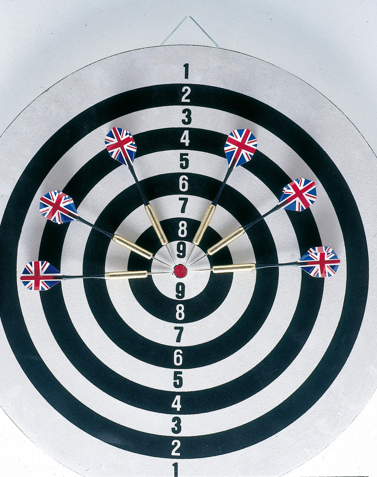 Dartscheibe B/H/L: ca. 47x4x46 cm Dartscheibe_Deluxe - (46,00/47,00/4,00cm)