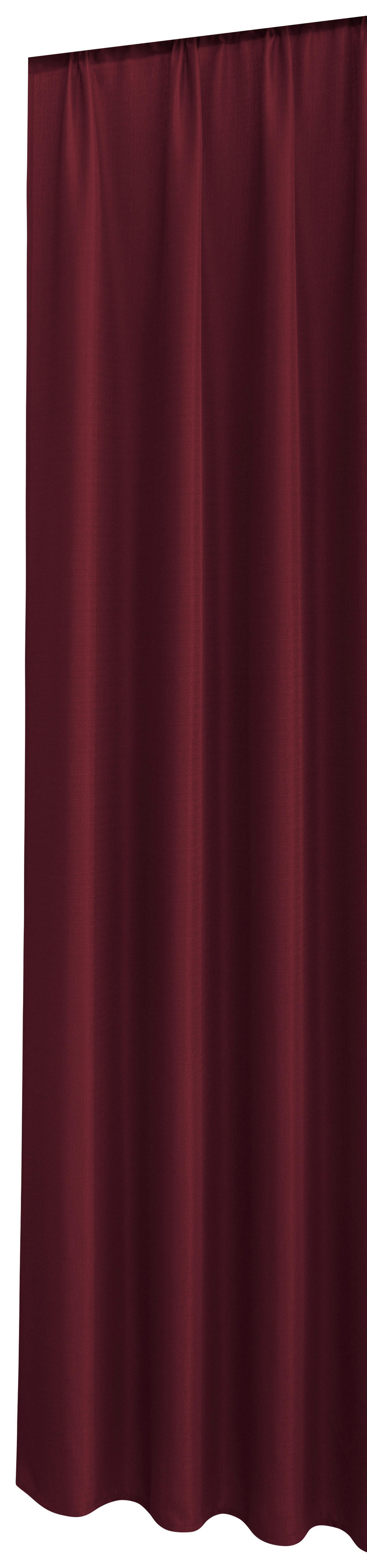 Dekovorhang Detroit bordeaux B/L: ca. 135x245 cm Detroit - bordeaux (135,00/245,00cm) - silver edition