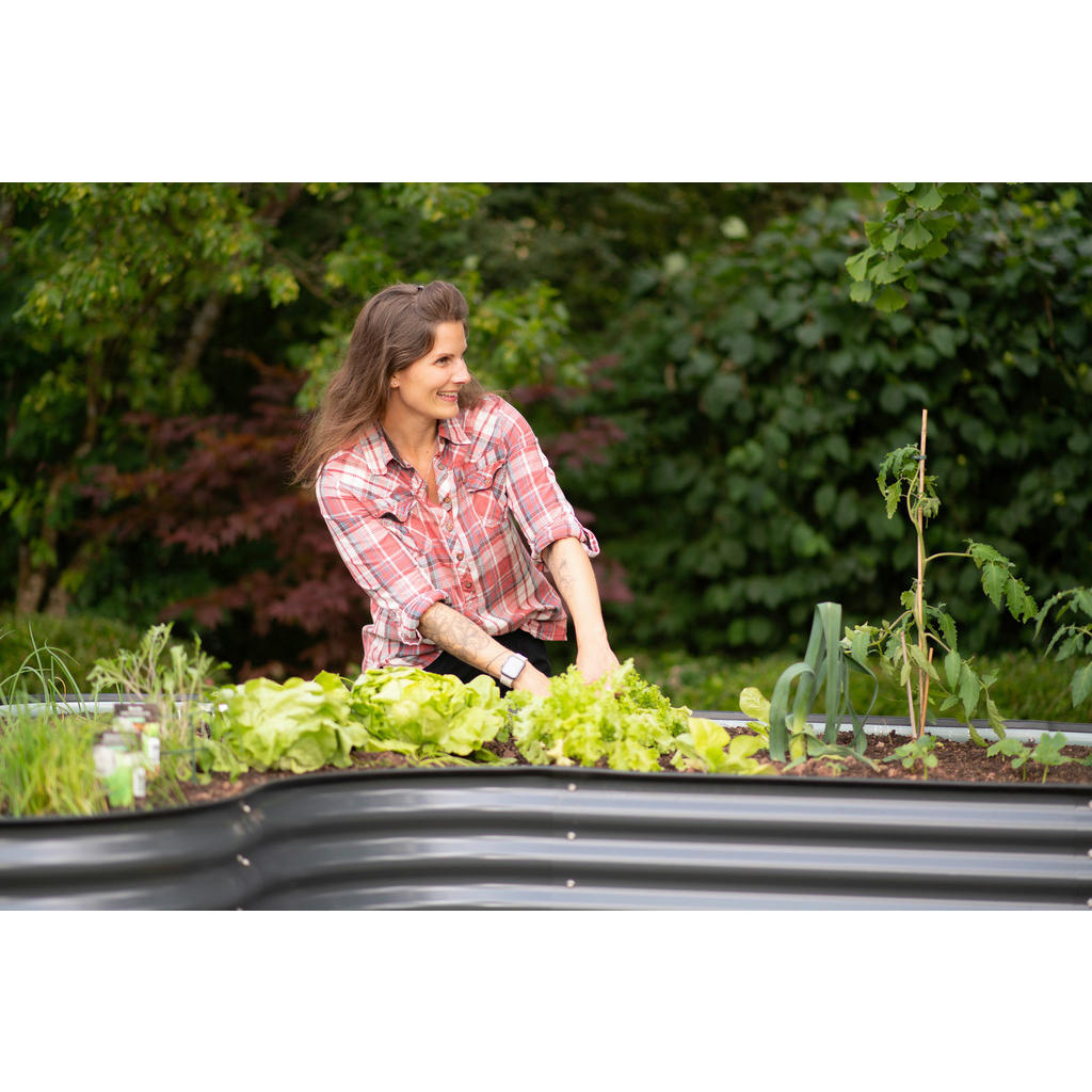 Thumbnail - Westmann Hochbeet Grow Faster anthrazit Stahl B/H/L: ca. 160x82x240 cm