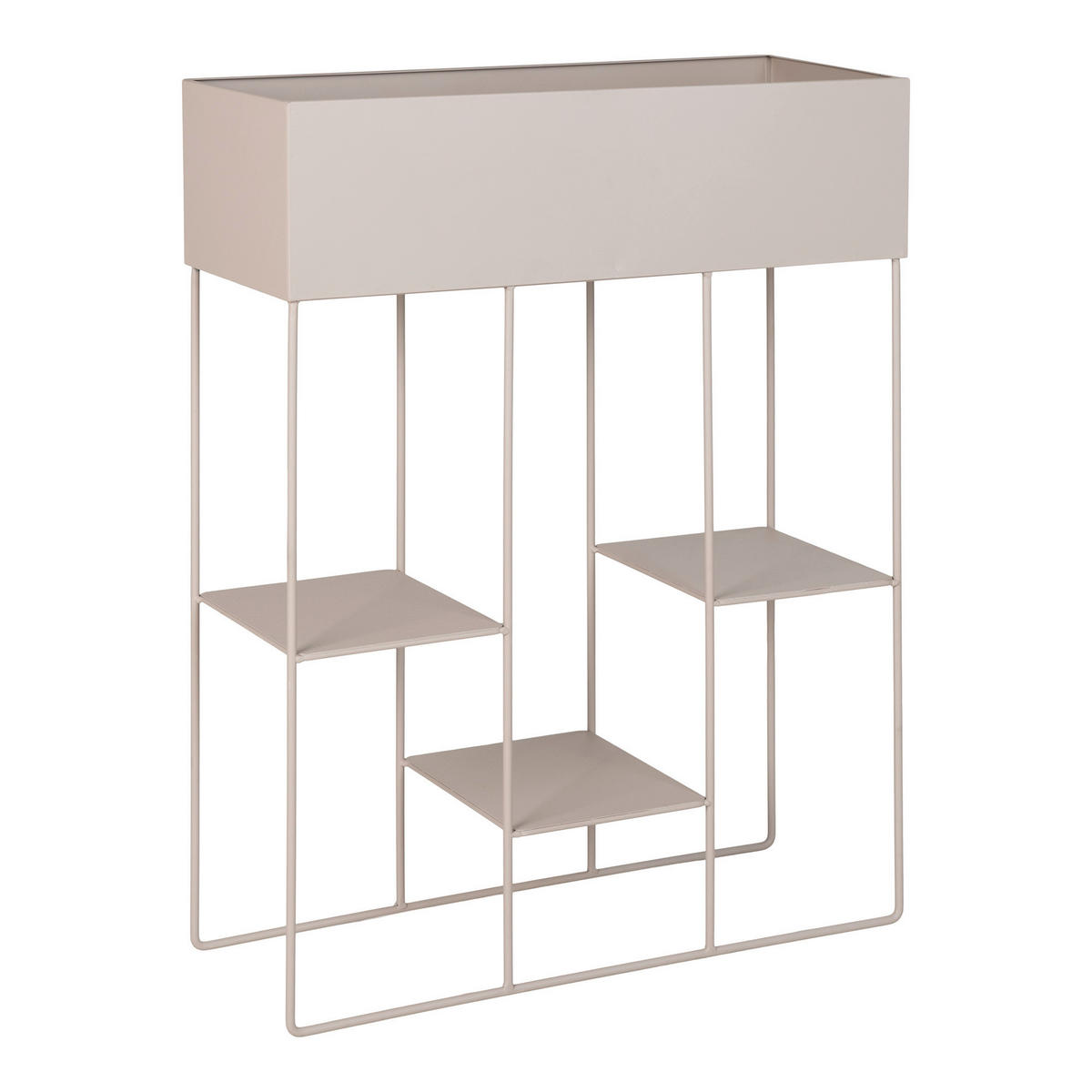 Housenordic Blumentopf Rabo sand Stahl B/H/L: ca. 25x80x60 cm Rabo - sand (60,00/25,00/80,00cm) - Housenordic