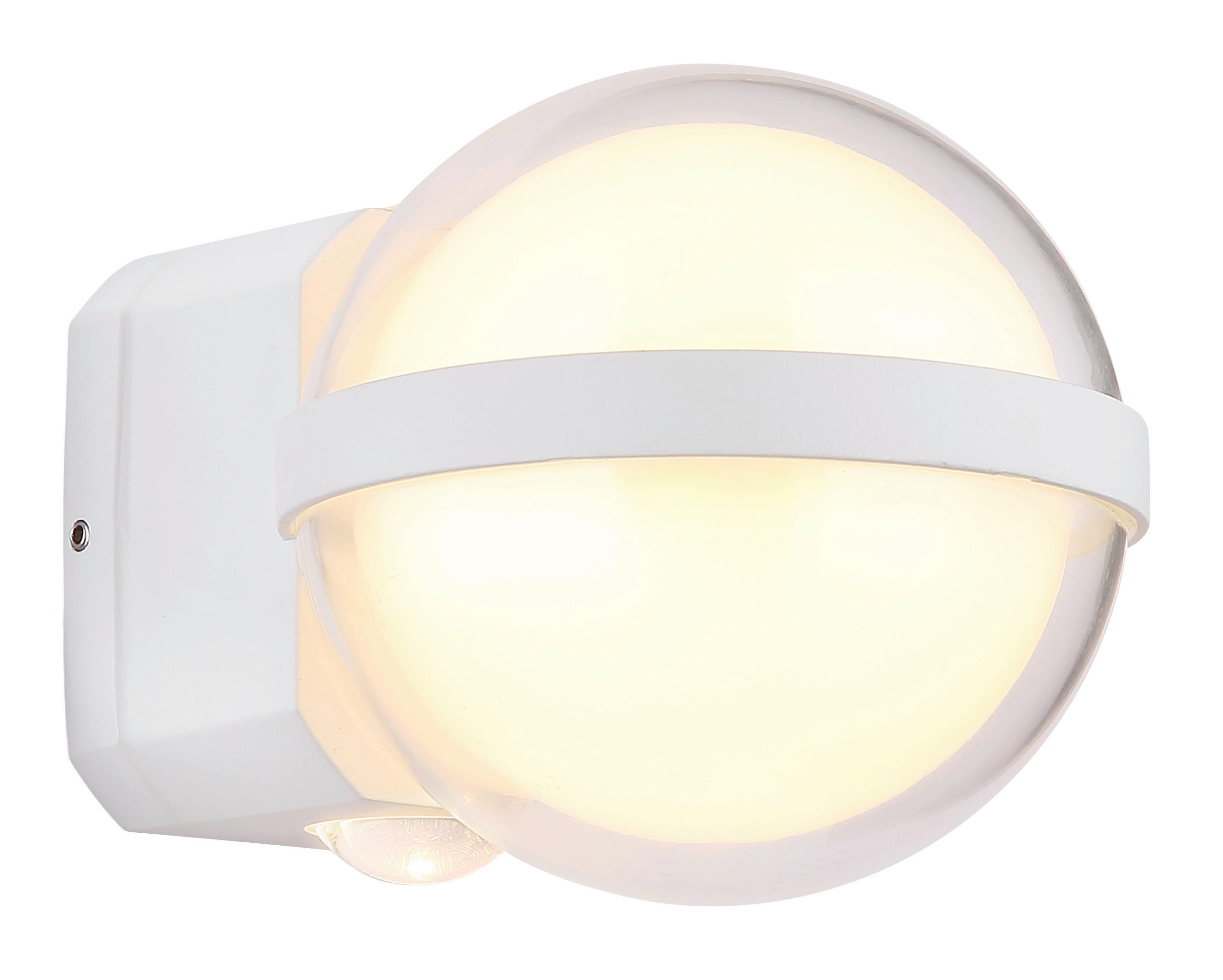 GLOBO LED-Lichterkette ILLI klar B/H: ca. 10,5x11 cm ILLI - klar/weiß (10,50/11,00cm) - GLOBO