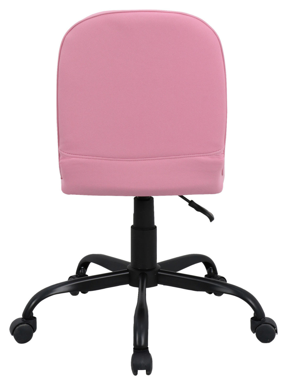 Drehstuhl TROLLY schwarz pink Metall Stoff TROLLY - pink/schwarz (42,00/95,00/54,00cm) - byLIVING