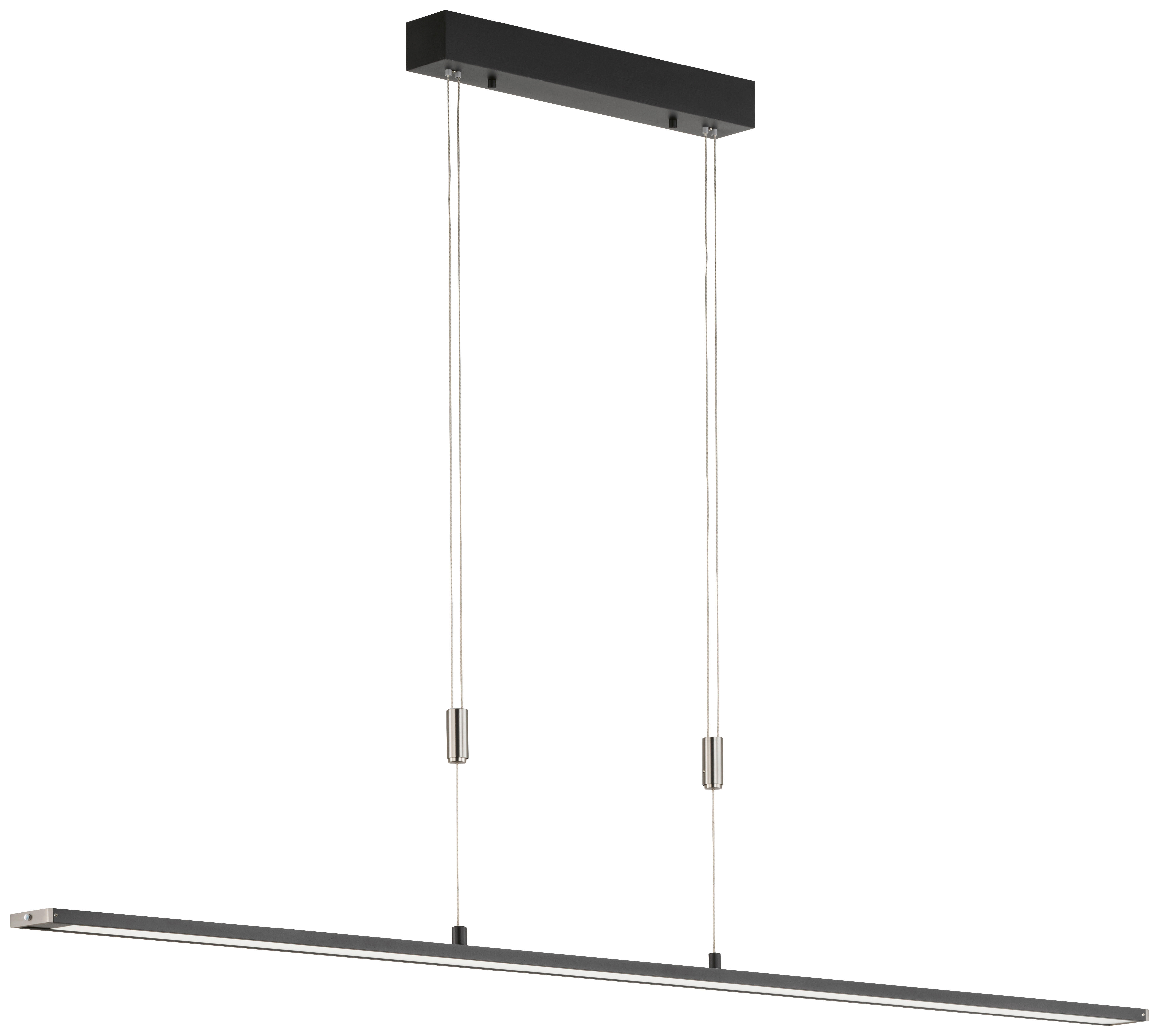 Fischer & Honsel LED-Pendelleuchte 60016 schwarz nickel matt Metall B/H/T: ca. 160x150x6 cm 1.0 Brennstellen