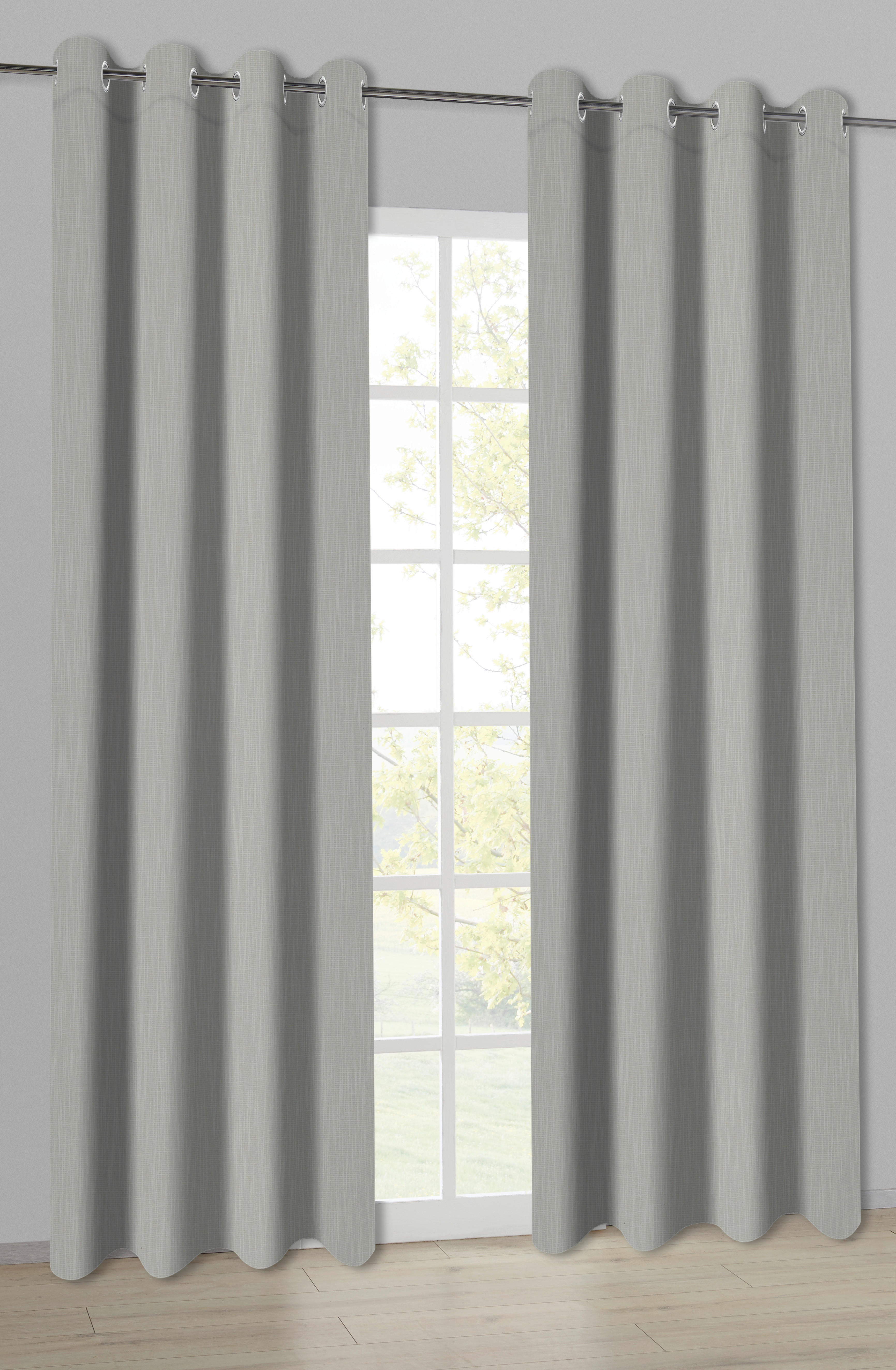 Ösenvorhang Savina natur B/L: ca. 140x245 cm Savina - natur (140,00/245,00cm)