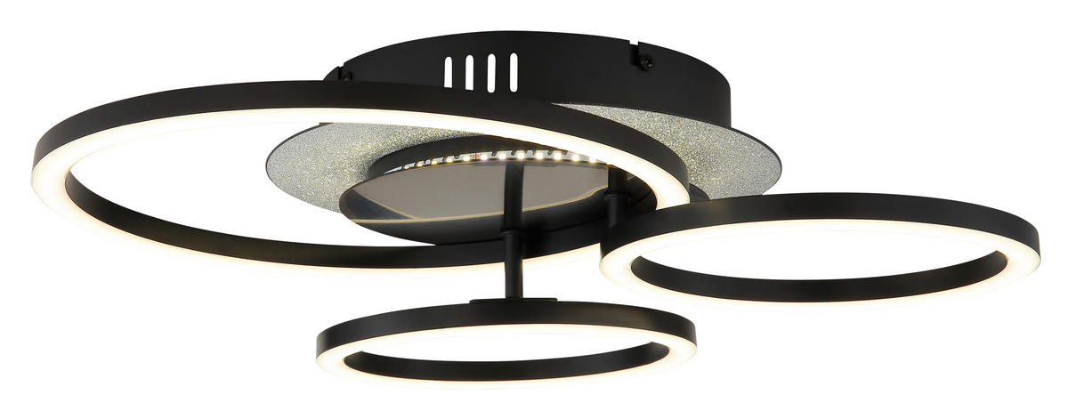 GLOBO Deckenventilator Deckenleuchte-Norberto - schwarz (32,00/13,00/40,50cm) - GLOBO