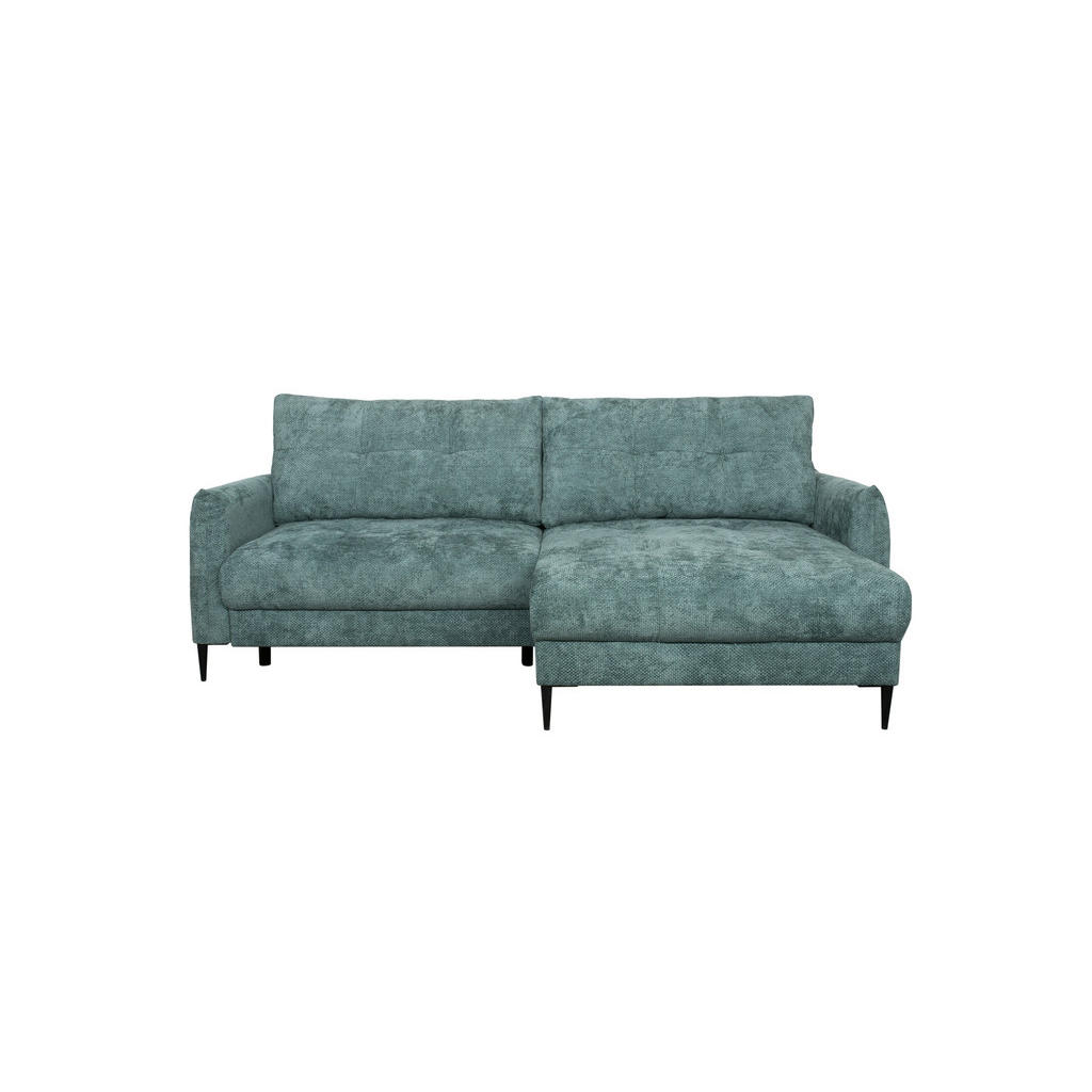 Thumbnail - Ecksofa Polis lagunen blau Microfaser B/H/T: ca. 221x94x142 cm