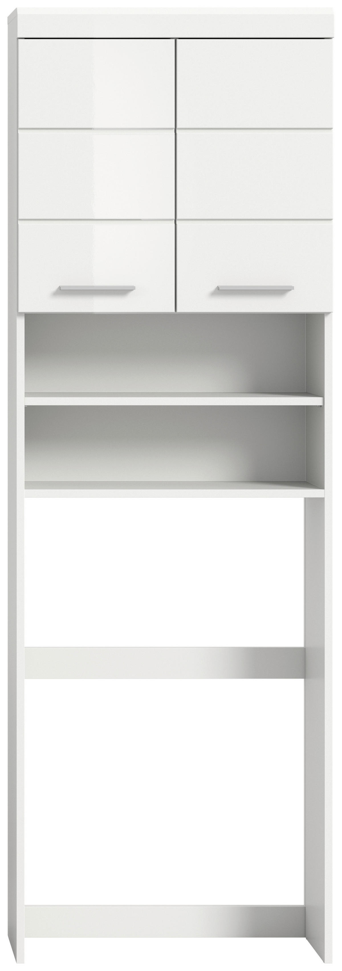 Waschmaschinenumbauschrank Scout weiß weiß Hochglanz B/H/T: ca. 63x191x24 cm Scout - weiß (63,00/191,00/24,00cm) - xonox.home
