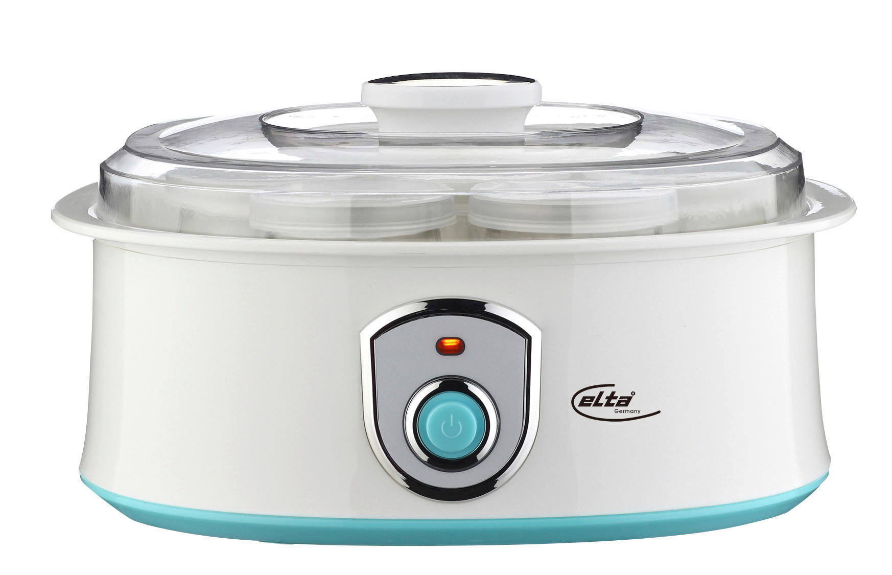 Elta Joghurt-Maker JGM-200 weiß transparent Kunststoff Glas B/H/T: ca. 29x15x25 cm ca. 20 W Joghurt-Maker_Elta 2001471 - weiß/transparent (29,00/15,00/25,00cm) - Elta