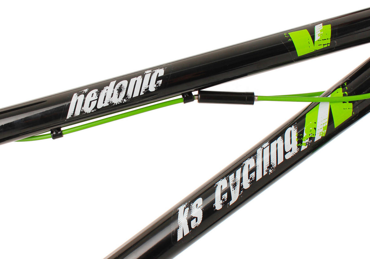 KS-Cycling BMX Hedonic 592B 20 Zoll Rahmenhöhe 28 cm 1 Gänge schwarz schwarz ca. 20 Zoll Hedonic - schwarz - KS-Cycling