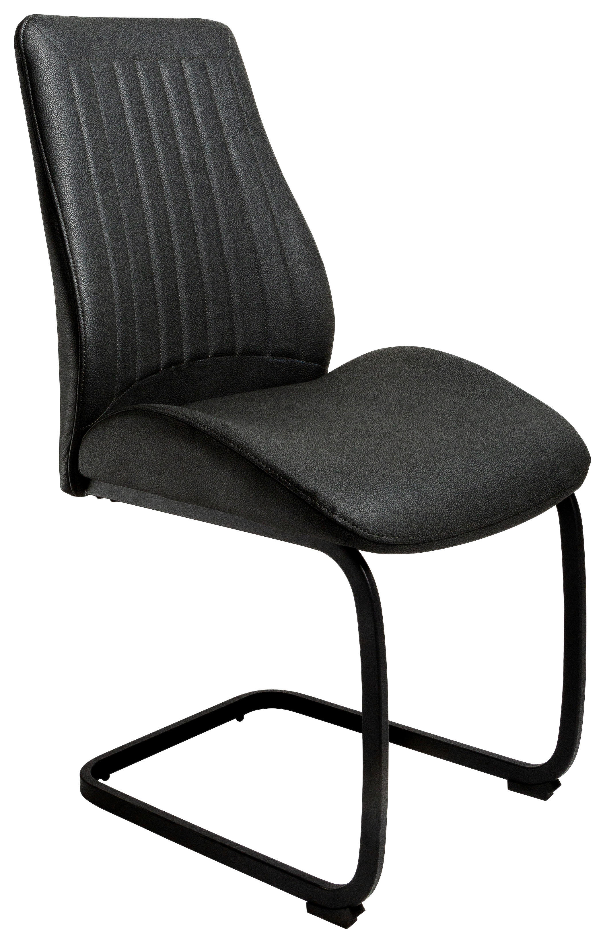 Schwingstuhl Toledo anthrazit Microfaser B/H/T: ca. 47x95x58 cm Toledo - schwarz/anthrazit (47,00/95,00/58,00cm)