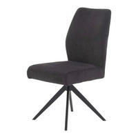 Stuhl  anthrazit Webstoff B/H/T: ca. 47x93x66 cm Fünen_Drehstuhl_6003417 - schwarz/anthrazit (47,00/93,00/66,00cm)