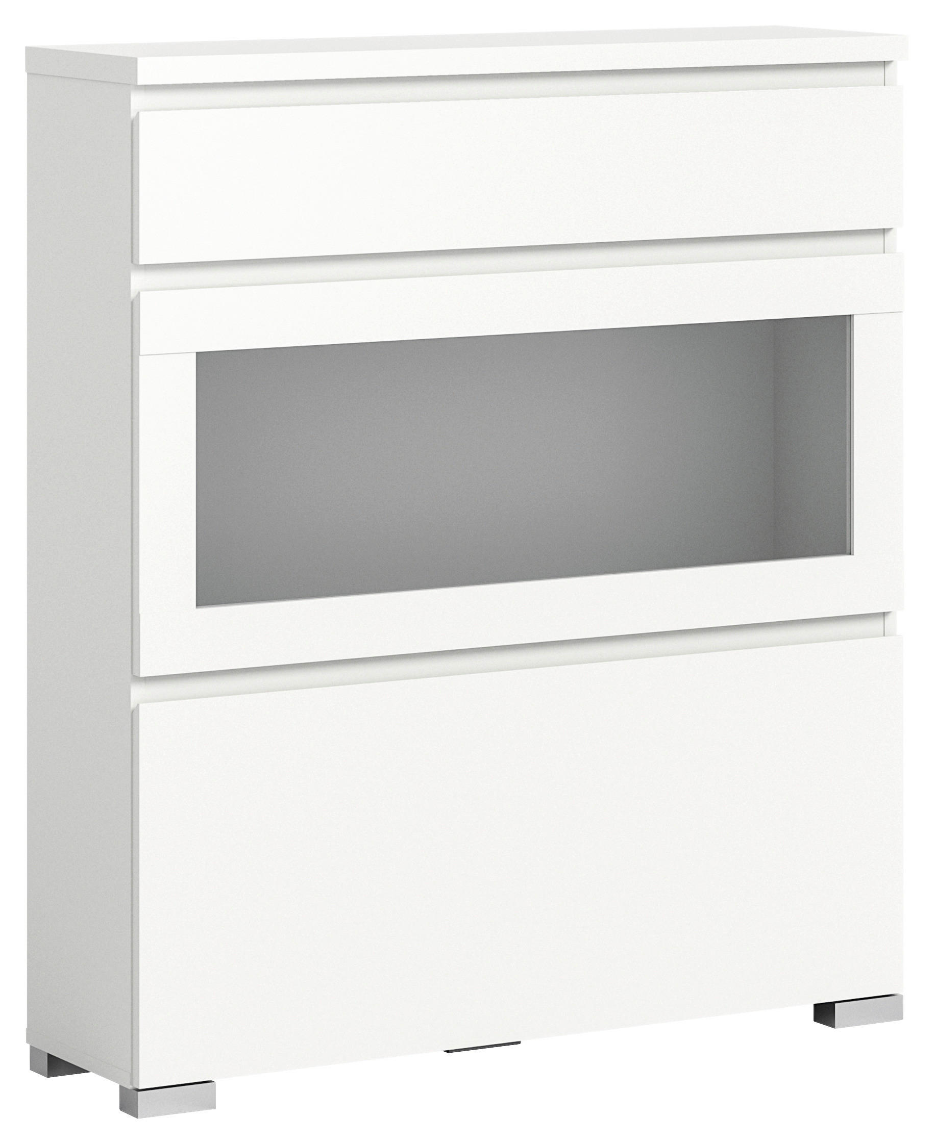 Schuhschrank Shoelove weiß B/H/T: ca. 95x109x27 cm Shoelove - weiß (95,00/109,00/27,00cm) - xonox.home
