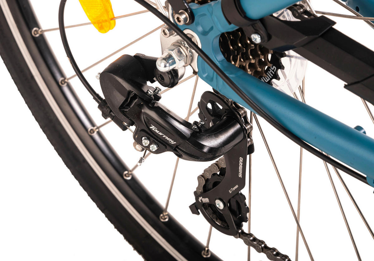 Hollandia City E-Bike Optima Basic KS188E 28 Zoll Rahmenhöhe 44 cm 7 Gänge türkis türkis ca. 250 W ca. 36 V ca. 28 Zoll Optima Basic - türkis - Hollandia