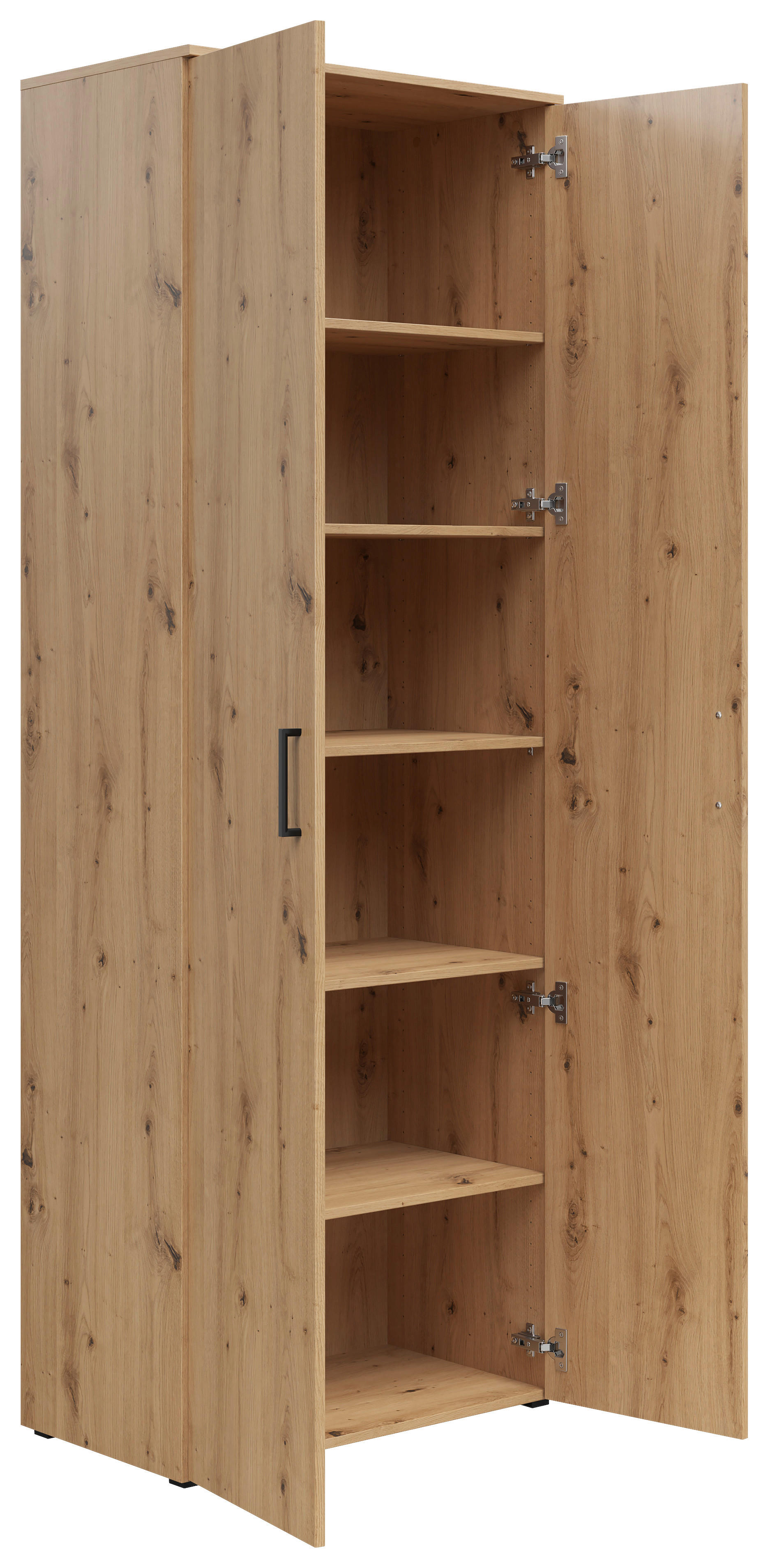 Schrank Multi-Stauraum Typ 52 Eiche Artisan Nachbildung B/H/T: ca. 70x195x40 cm Multi-Stauraum Typ 52 - Eiche (70,00/195,00/40,00cm)
