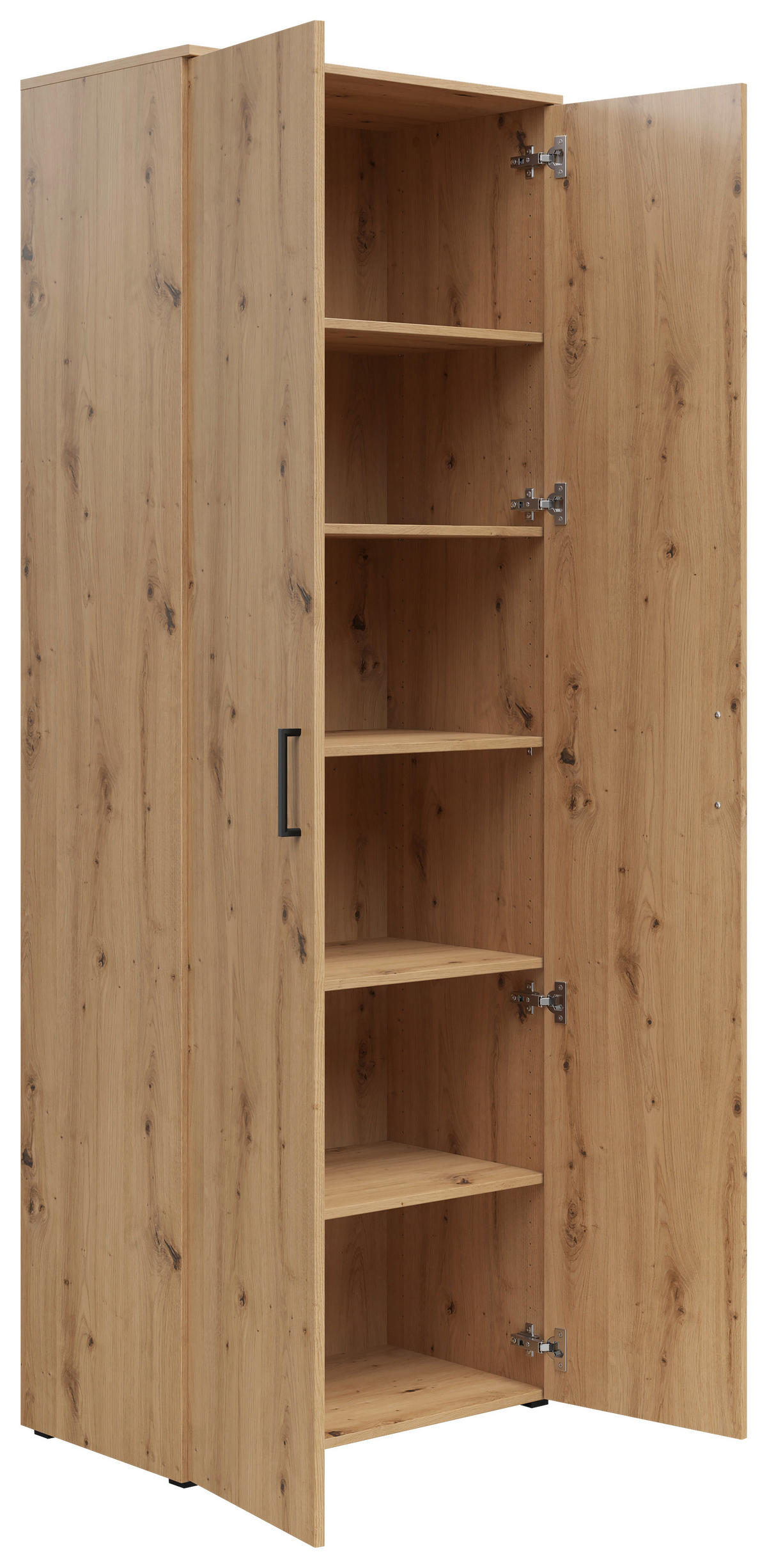 Schrank Multi-Stauraum Typ 52 Eiche Artisan Nachbildung B/H/T: ca. 70x195x40 cm Multi-Stauraum Typ 52 - Eiche (70,00/195,00/40,00cm)