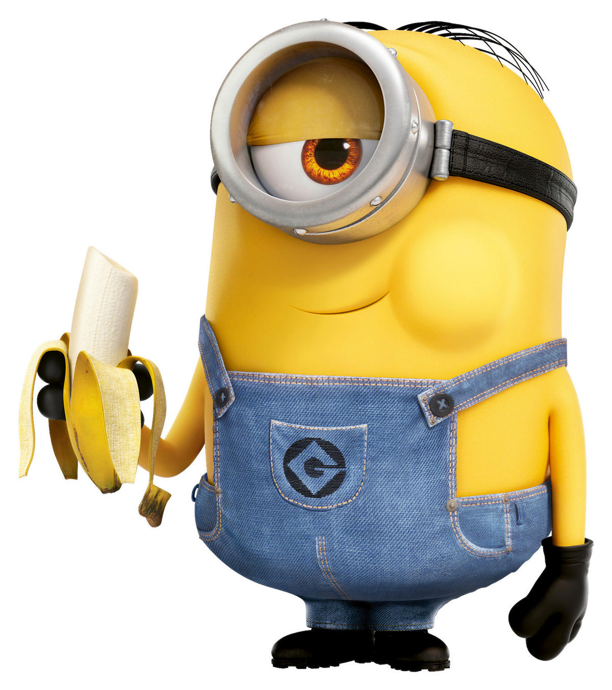 Dekokissen Minions Polysamt Minions - blau/gelb (33,00/36,00cm)